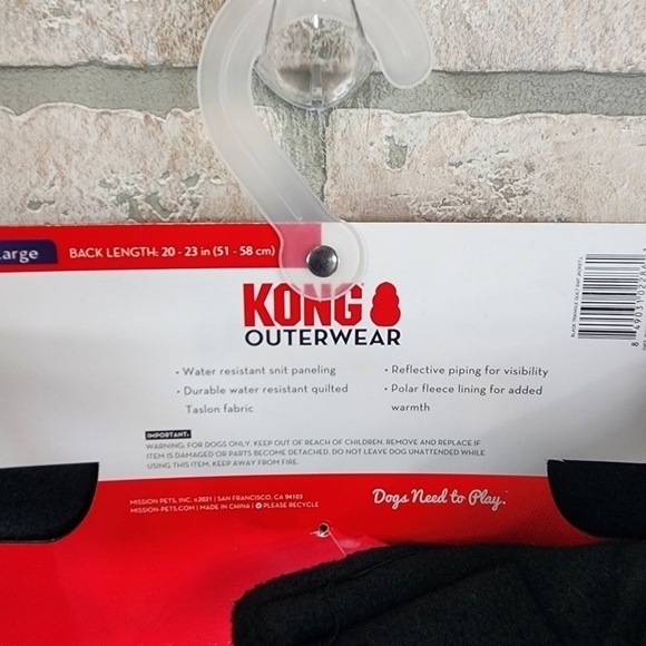 KONG Outwear Water Resistant Quilt Snit Jacket Size L - Picture 6 of 8